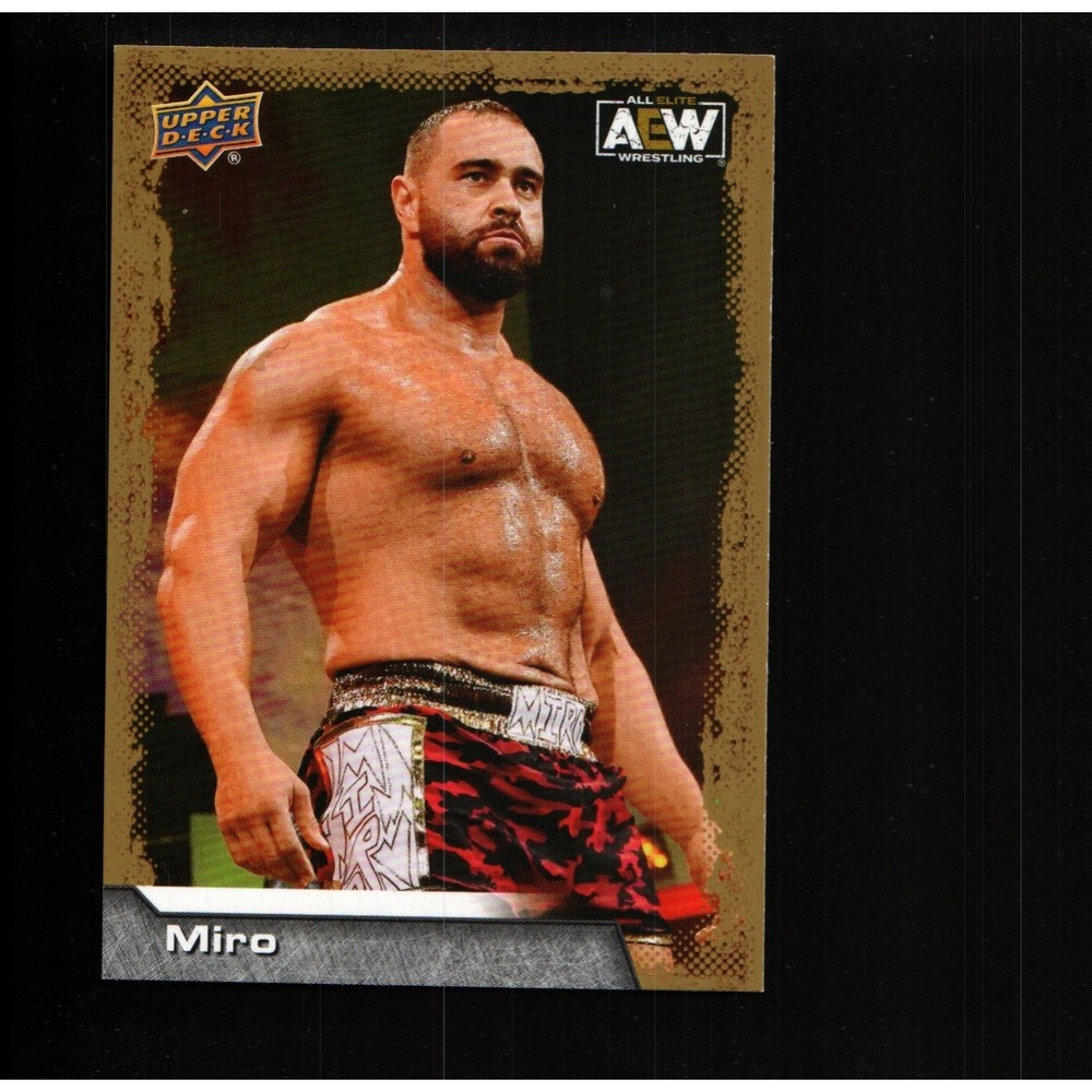 2022 Upper Deck AEW Miro Gold Foil #45